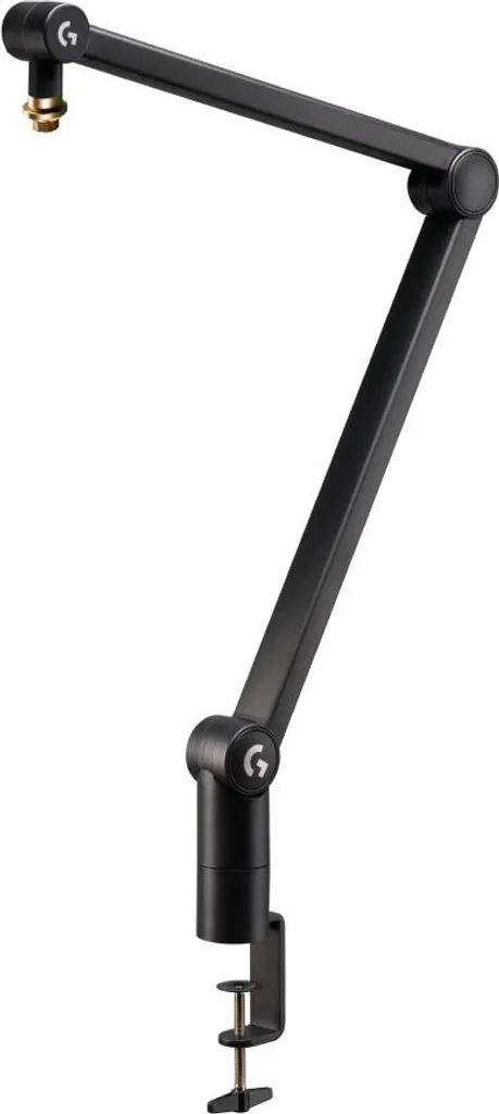 Bras de Micro Articulé Logitech G Compass - Support Bureau Studio Pro Noir