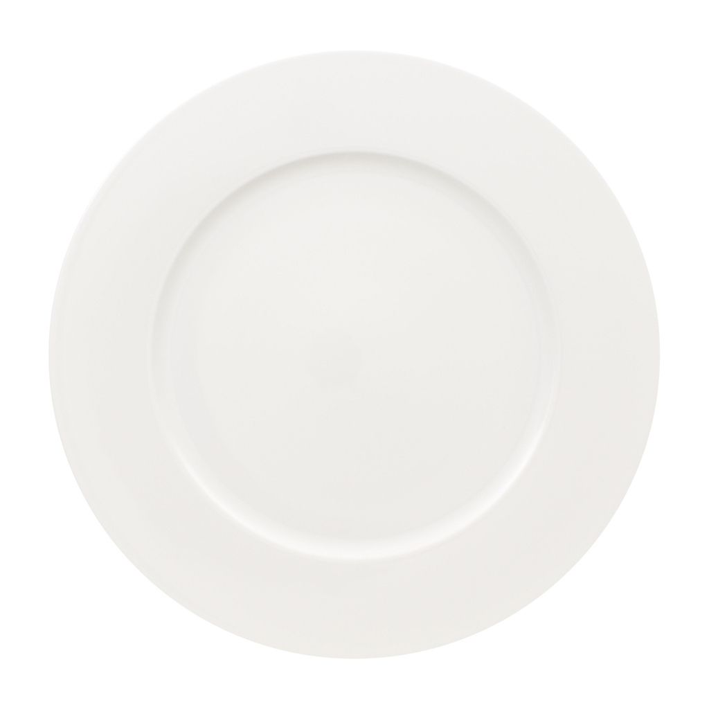 Villeroy & Boch White Pearl, Essteller, Rund, Porzellan, Weiß, White Pearl, 30 cm