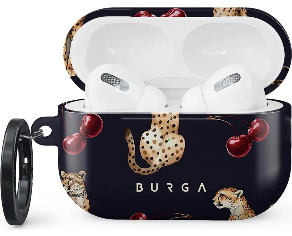 Coque AirPods Pro 2 motif Cougar bleu - Étui de rangement antichoc design
