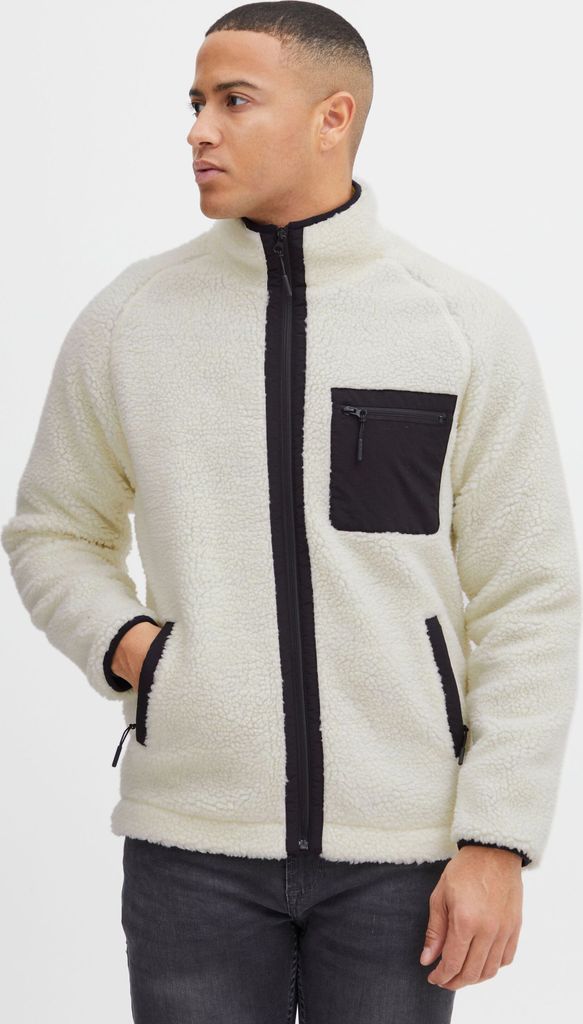 INDICODE IDTrodie - 55588MM Herren Sweatjacke Cardigan Jacke mit Teddy-Futter