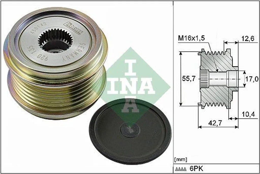 Dispositivo ruota libera alternatore FEBI BILSTEIN 14997