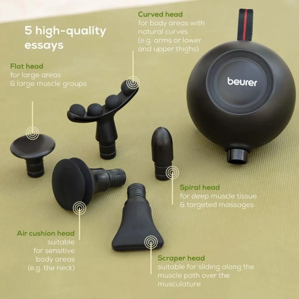 Appareil de Massage à Percussion Beurer MG 101 avec Chaleur Infrarouge