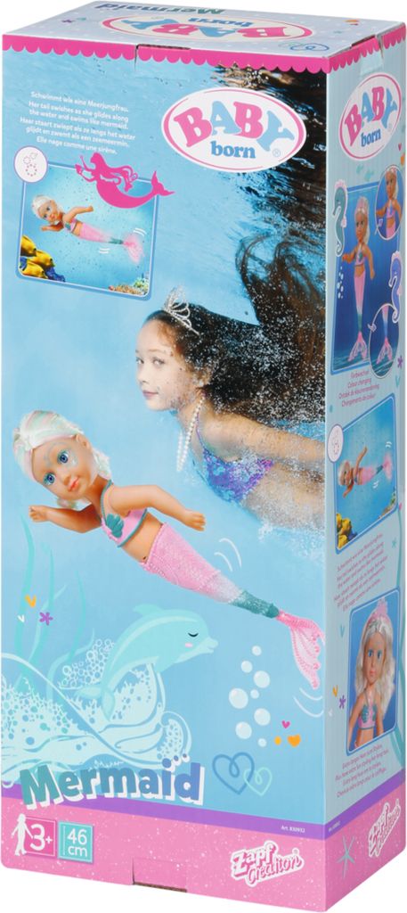 Baby born mermaid on sale