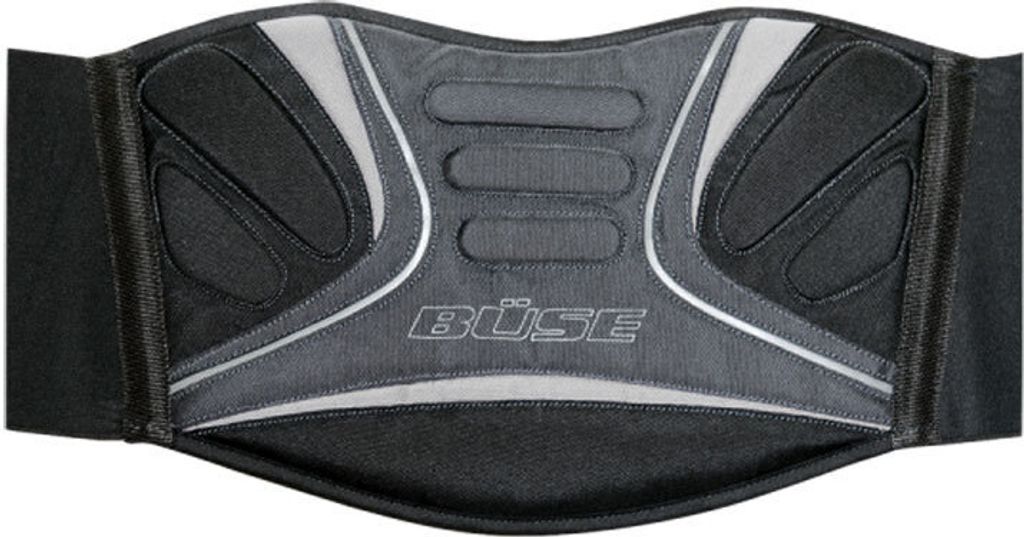 Büse Curve Nierengürtel, schwarz/rot, 3XL