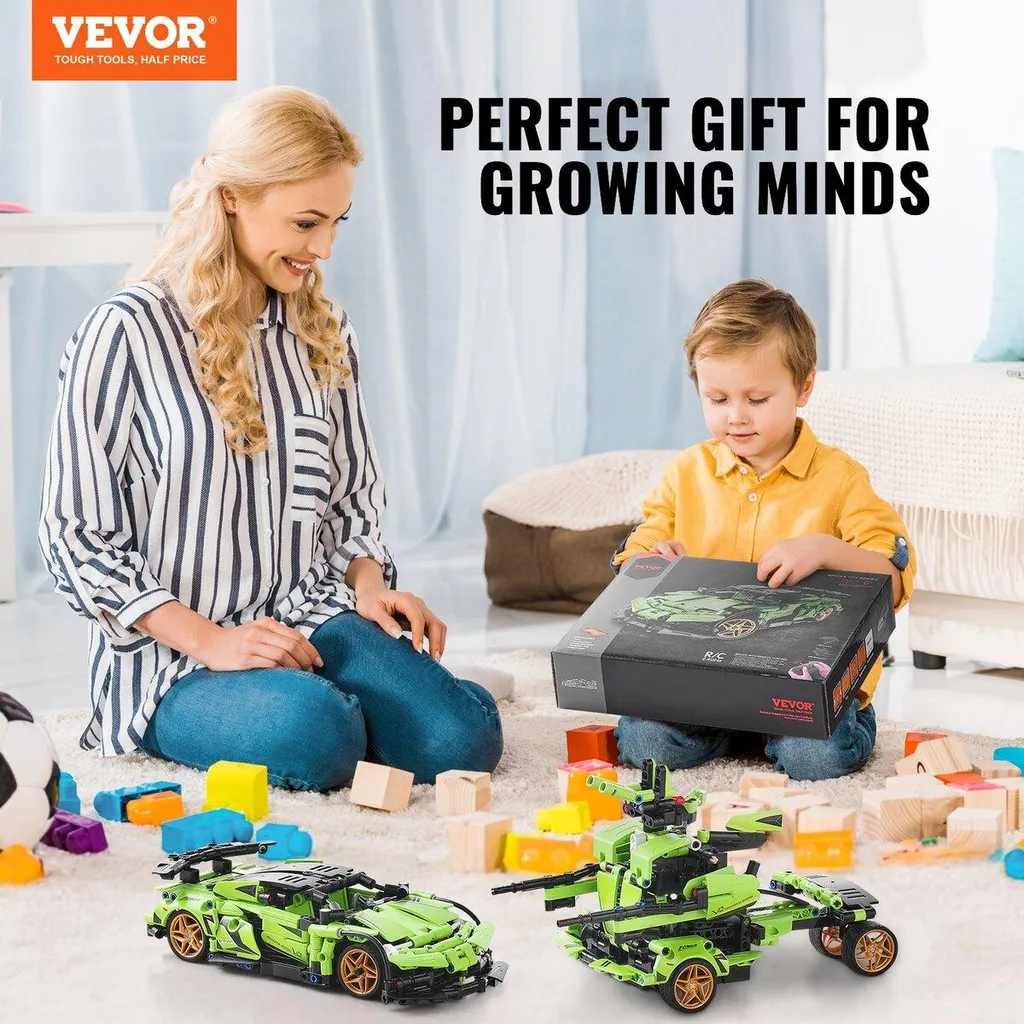 Jouet de construction STEM : finie l'ennui avec ce Robot 2-en-1 de 461 pcs - 7