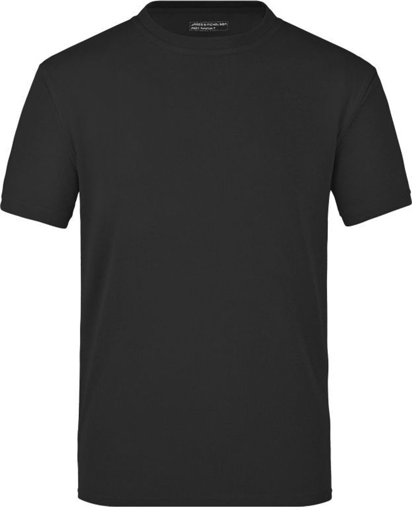 Function-T T-Shirt aus hochfunktionellem CoolDry black, Gr. XXL