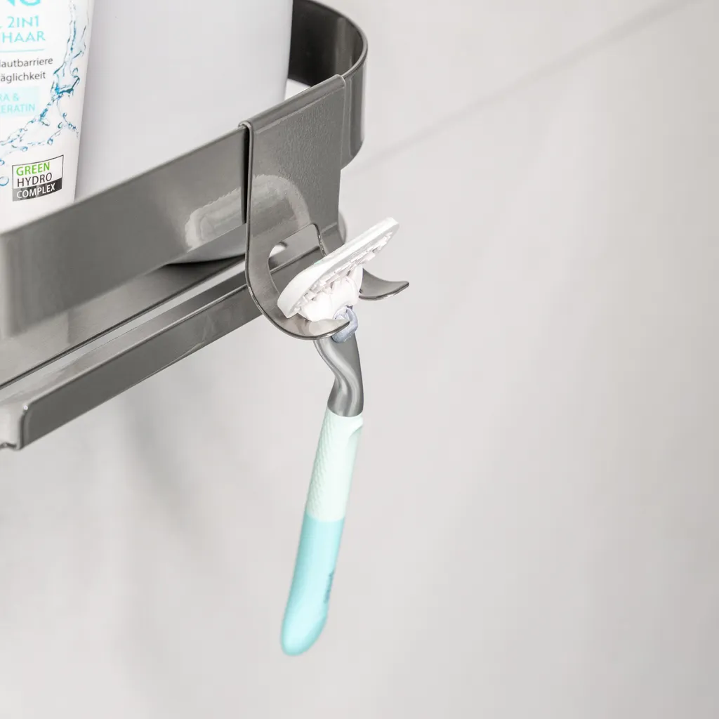 Rangement Douche Set de 2 pour Shampoing et Savon - Inox Durable - 8