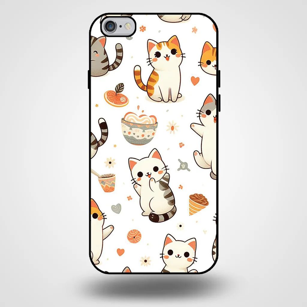 Cover Gatti iPhone 6/6s Plus - Custodia Morbida Idea Regalo Smartphonica