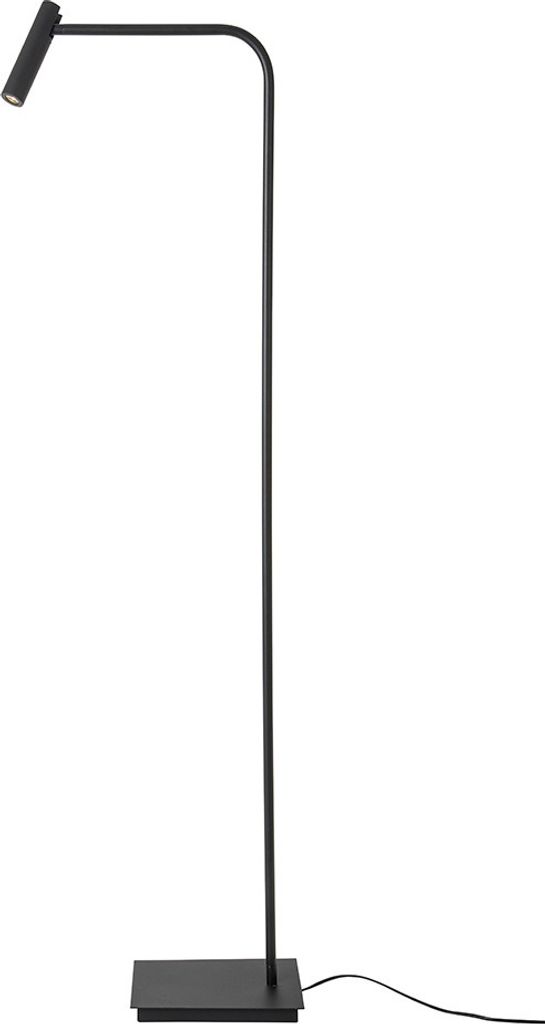 Nova Luce SICILY LED Stehlampe Schwarz 3W Warmweiss 26x40x153cm 7140183