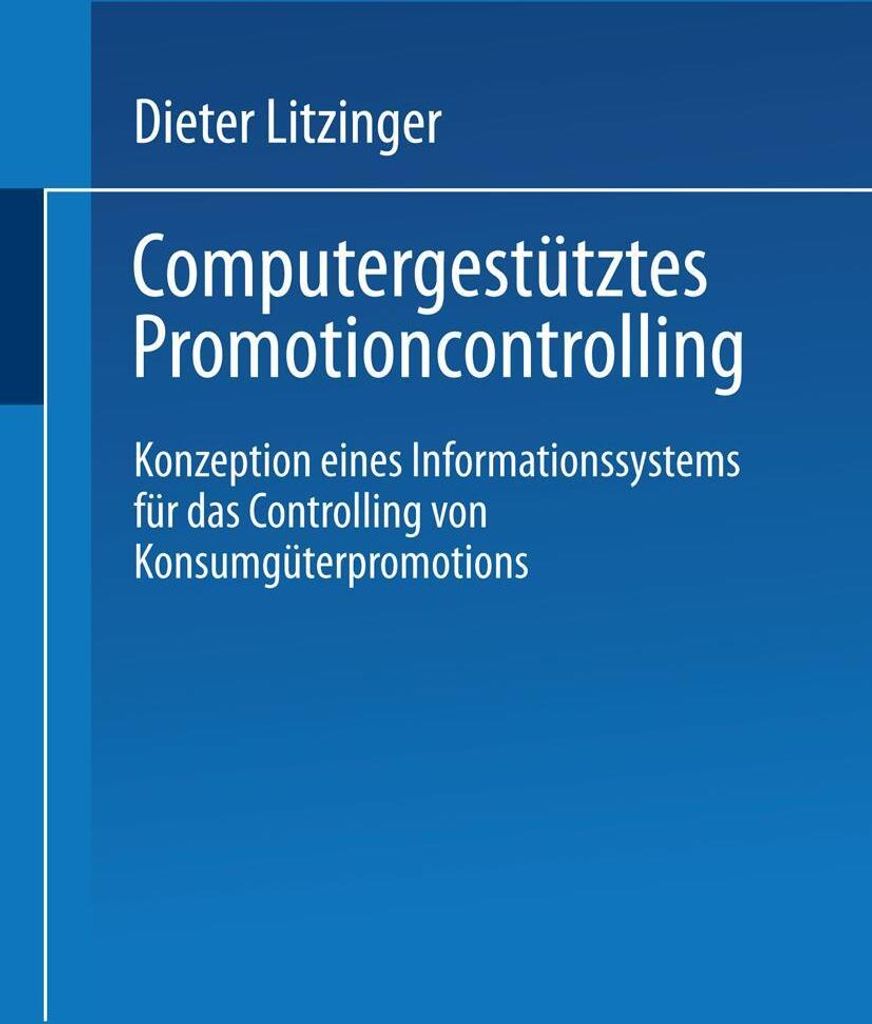 Computergestütztes Promotioncontrolling