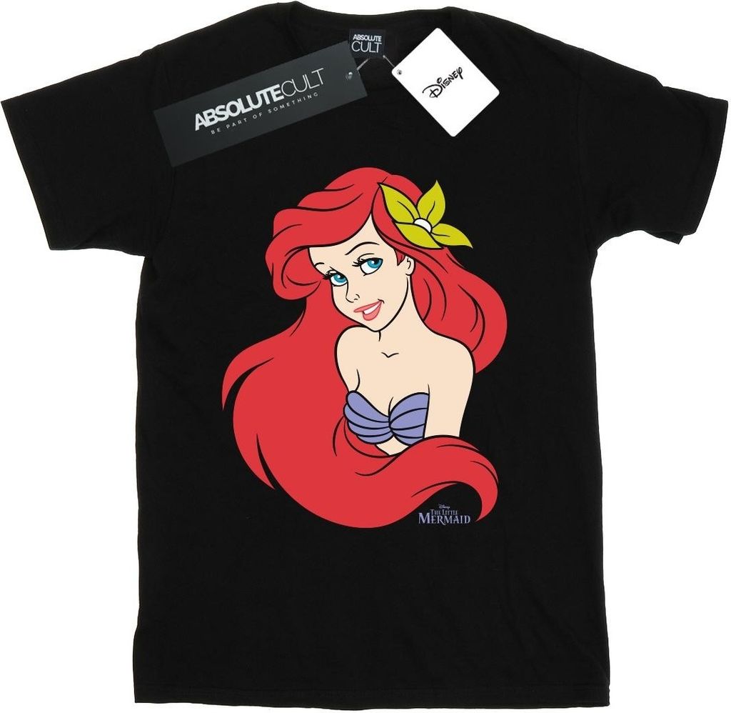 Disney - "The Little Mermaid" T-Shirt für Damen BI17736 (L) (Schwarz)