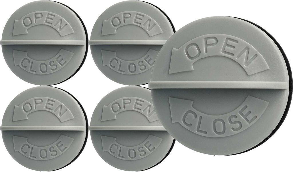 vhbw 5x Patronenfilter Verschlussschraube kompatibel mit Kärcher SE 4001 Waschsauger, SE 4002 Waschsauger, SE 4002, VC6000, WD 2 Staubsauger Grau ...