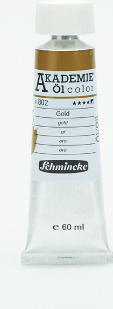 Schmincke 60ml AKADEMIE Öl color Gold Öl 41 802 011 Produktbild 