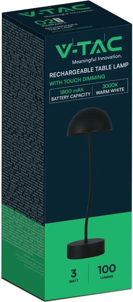 Lampe de Table d'Appoint pour Lecture et Ambiance Intérieure LED 3000K - 8