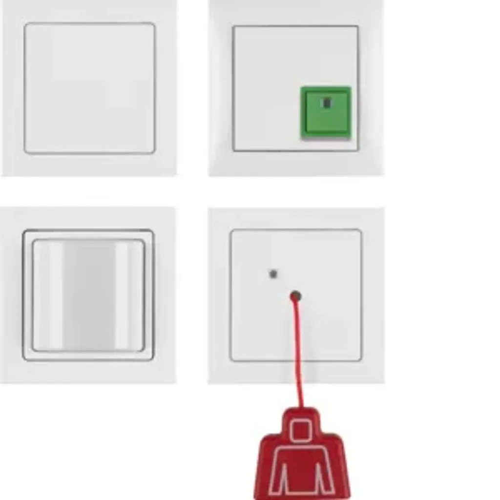 Berker 52006099 Kit d'Appel d'Urgence Blanc Polaire avec Cadre Berker Q.3