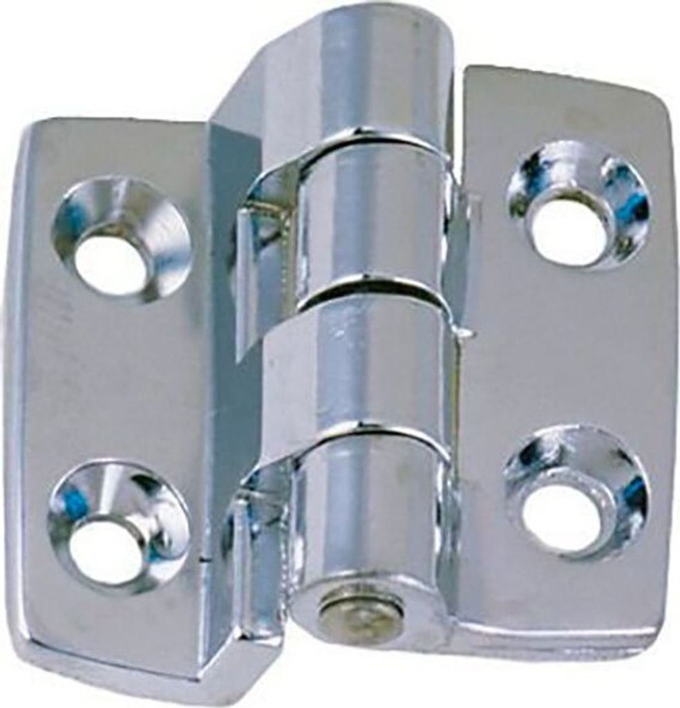 Goldenship Scharnier Aus Edelstahl 2 Einheiten Silber 38 x 67 x 2 x 20 mm Silber 38 x 67 x 2 x 20 mm