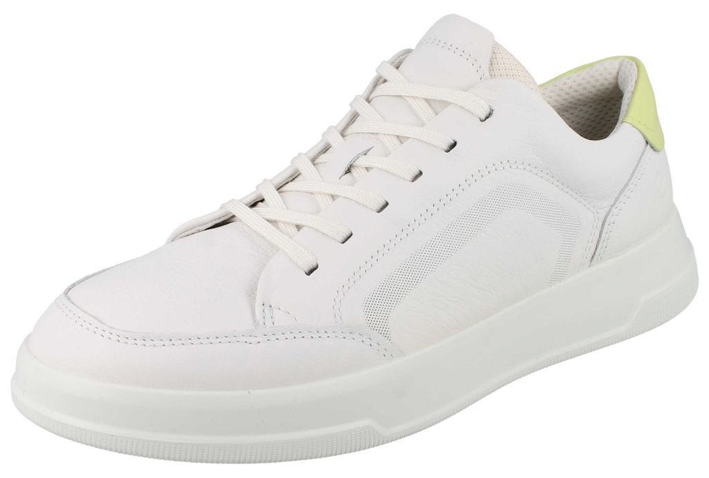 ECCO Move W Damen Sneaker weiß gelb Nubukleder - Größe: 40 Produktbild 