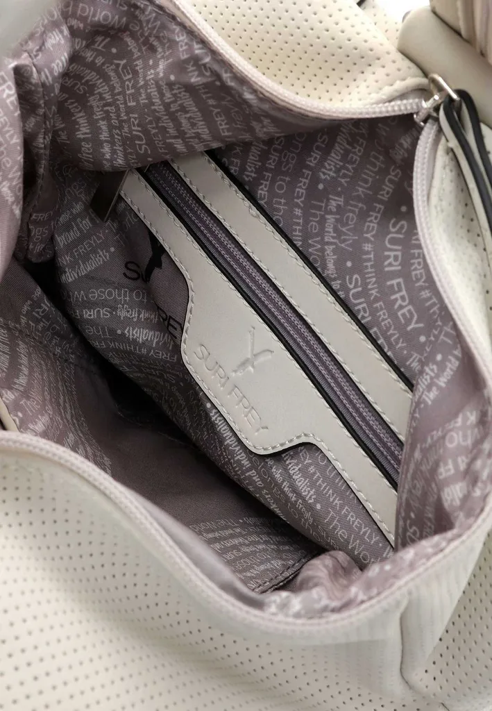 SURI FREY Romy Backpack : Sac à Dos de Loisirs Ecru Style Polyvalent - 4