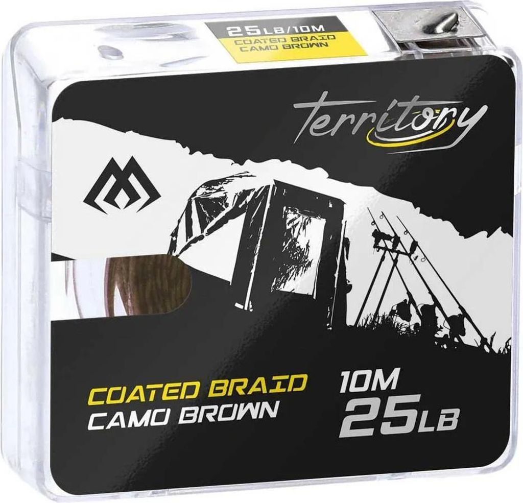 Mikado Geflecht Ummanteltes Geflecht 35lbs/10m - Braun Camo