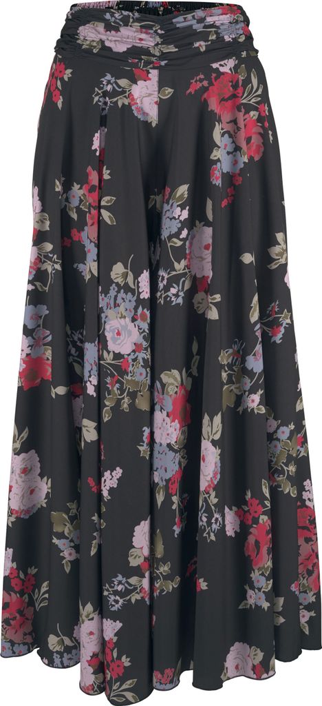 LASCANA Hosenrock schwarz-bedruckt Größe 36