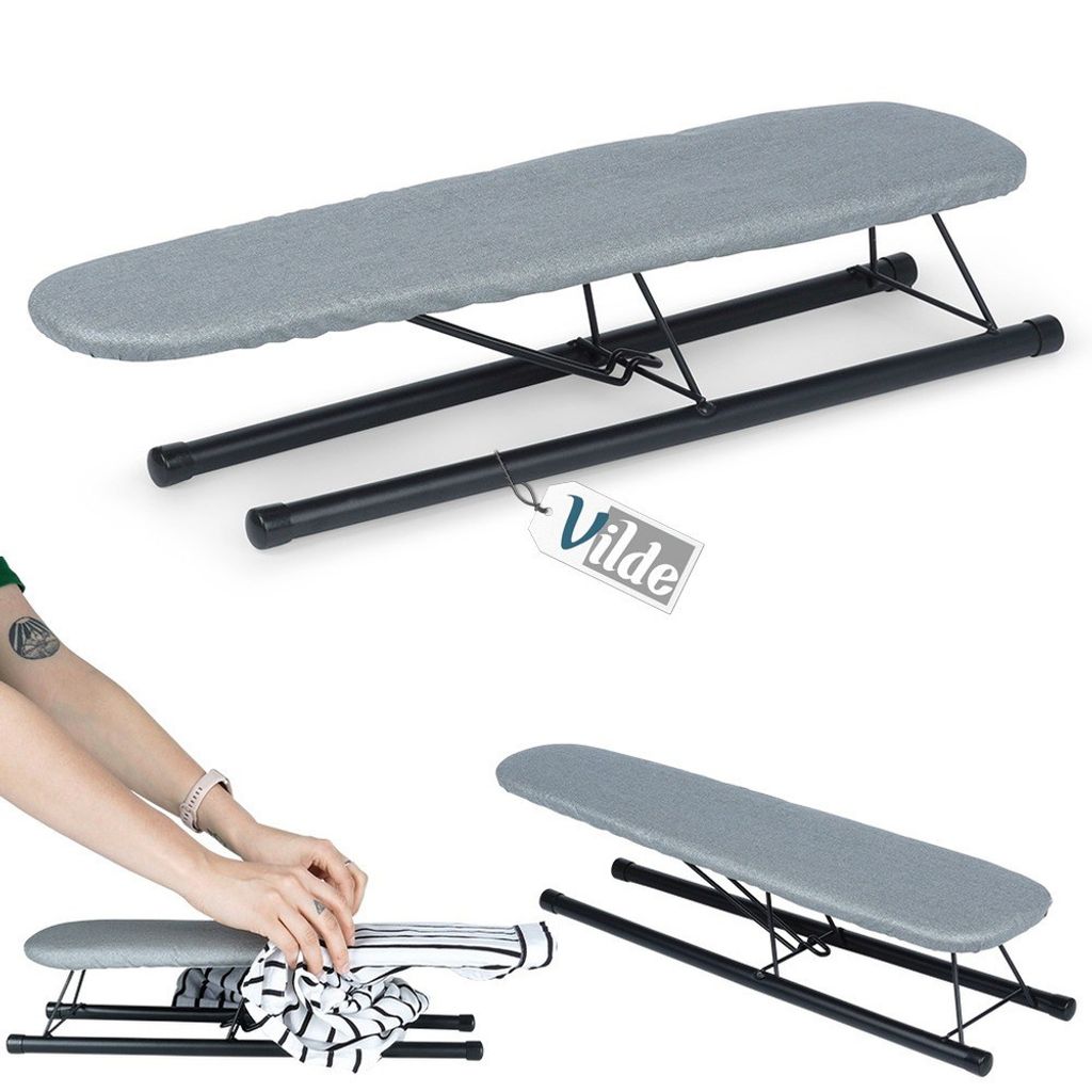 Vilde Mini-Bügelbrett Bügelbrett Bügeltisch Ärmelbrett grau Produktbild 