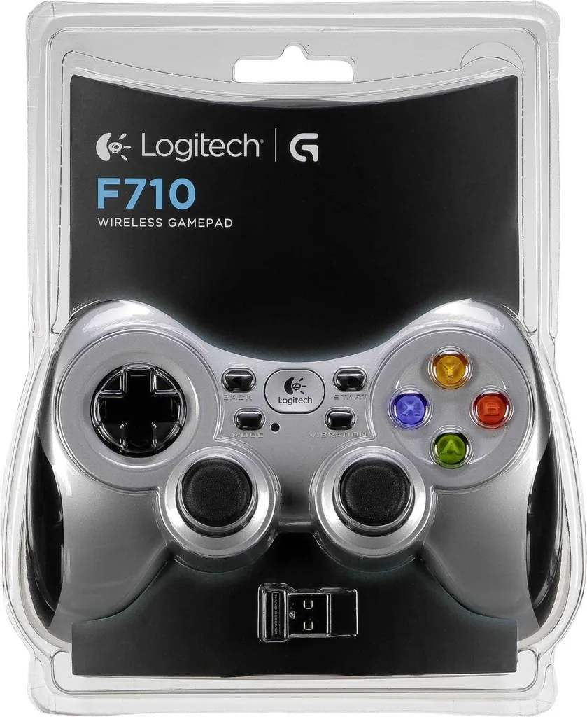 Manette Logitech F710 sans Fil avec Vibration et Commandes Programmables