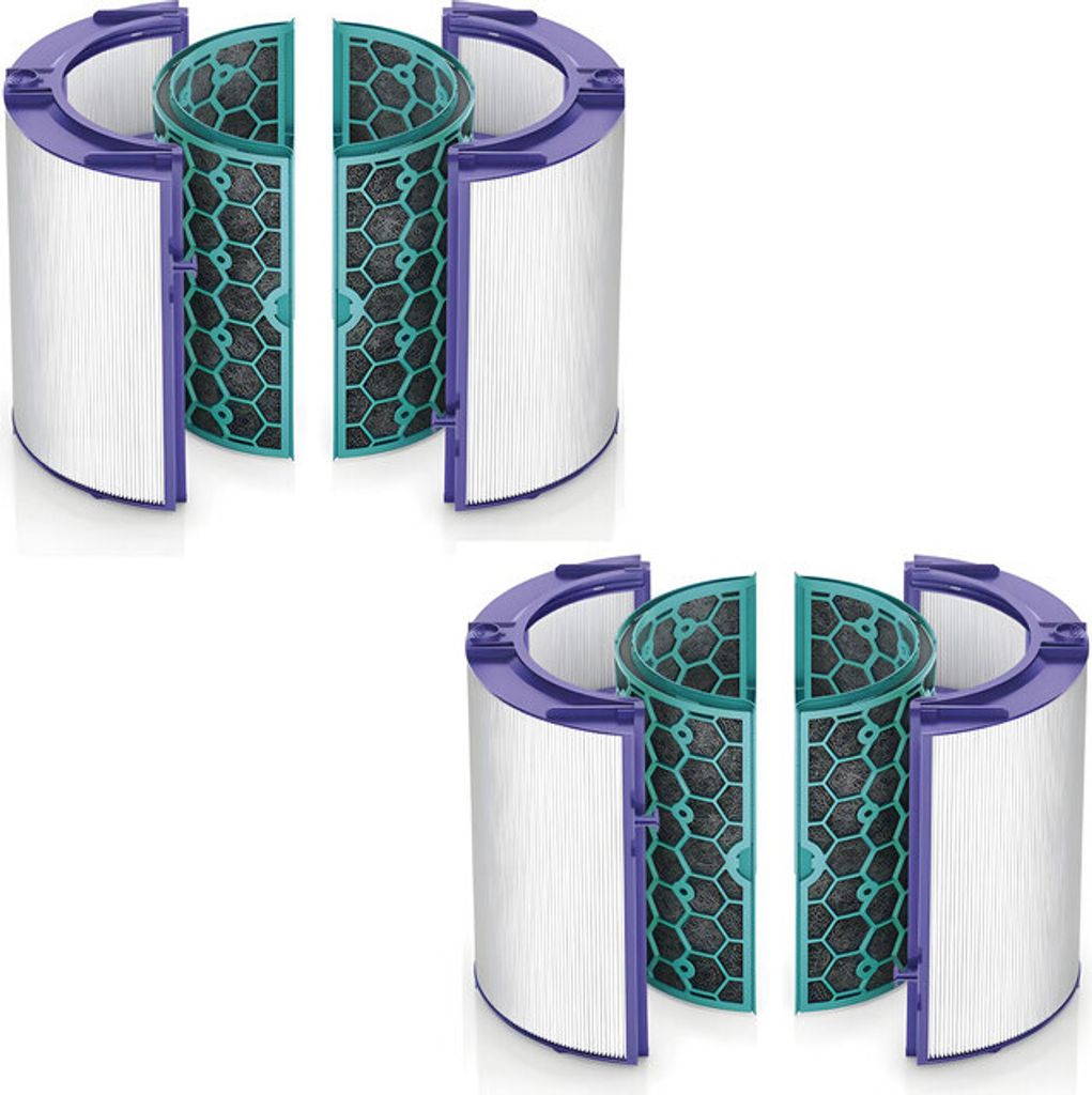 2x HEPA-Filter geeignet für Dyson DP04, HP04 und TP04 969048-02 Aktivkohle-Luftfilter