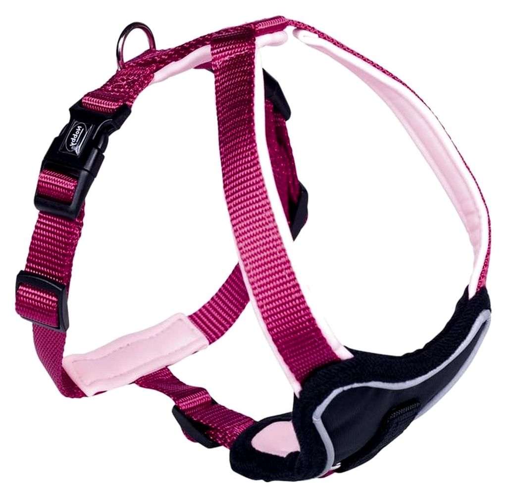 Komfortgeschirr Classic Preno, himbeere/pink, L: 35-45 cm, B: 25 mm, 1 Stück