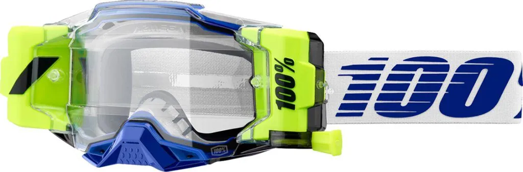 Masque 100% Armega Forecast Blue Cl : Ne subissez plus la Boue en Course