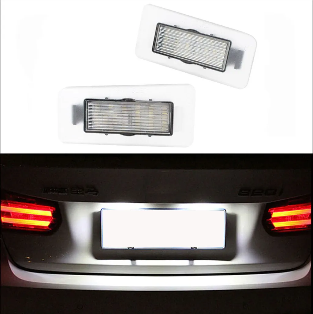 Luci Targa LED Alta Visibilità Hyundai i30 Kia Ceed 18SMD 12V