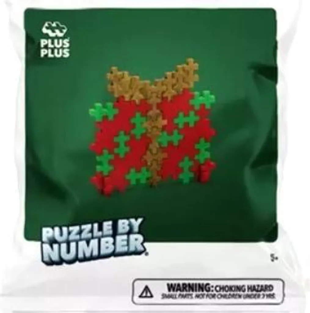 Plus Plus Natale 08157 | Bustina 100 Pezzi Mattoncini Danesi Festivi