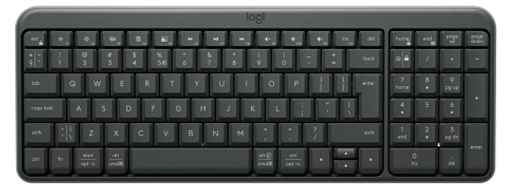Teclado inalámbrico Logitech K250, color grafito (versión Imagen del producto 