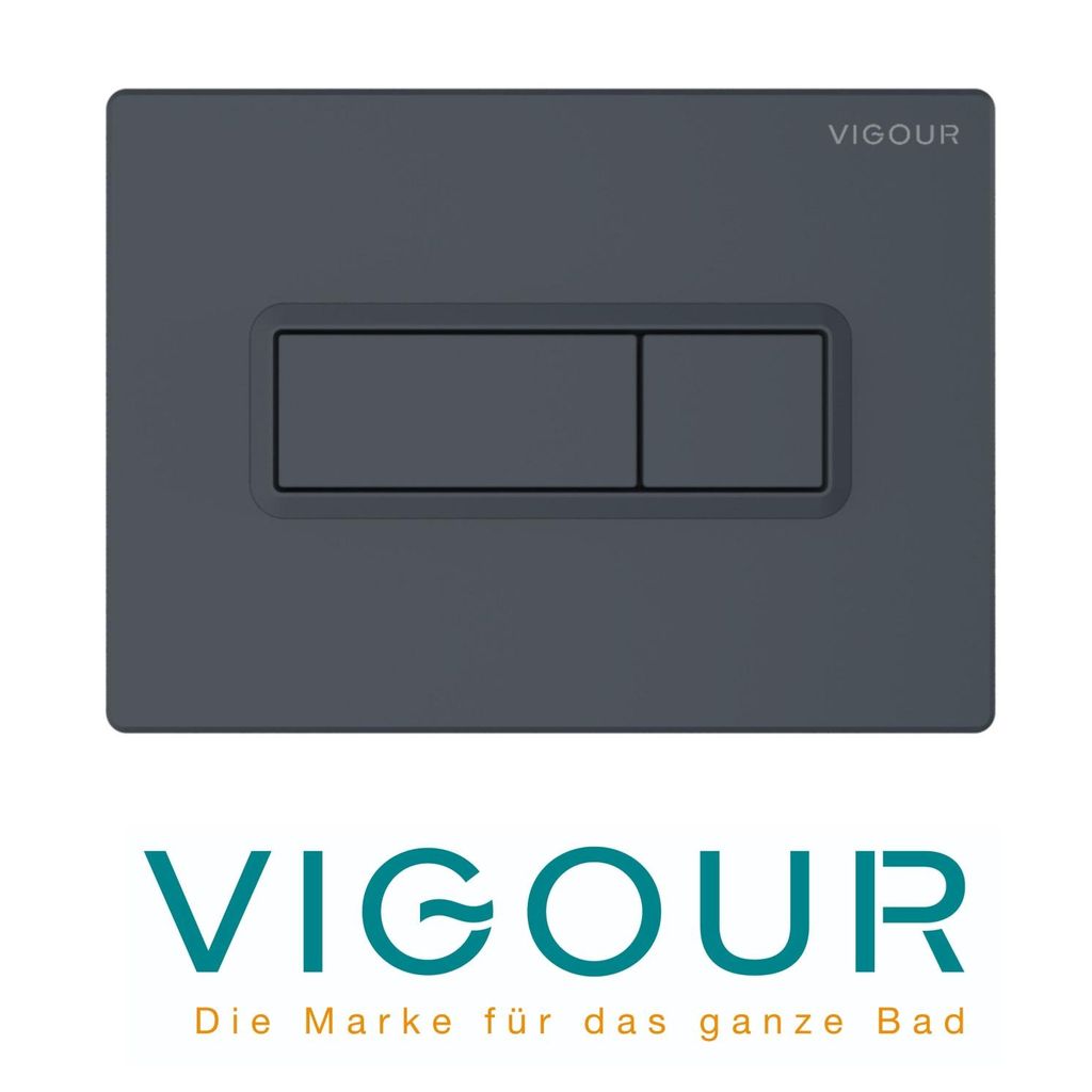 VIGOUR TEES plaque de déclenchement WC pour rinçage à 2 Image du produit 