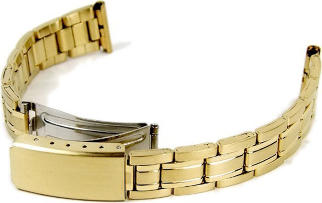 Minott Uhrenarmband Edelstahl IP Gelbgold glanz/matt 14mm 16mm 18298G