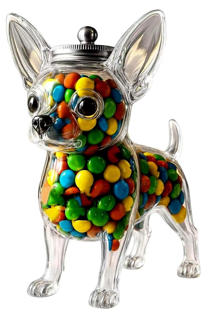 Bonbongläser mit Deckel – Aufbewahrung für Trockenfutter und Süßigkeiten – transparente Box für Haus, Küche, Esszimmer, Büro, Schlafzimmer