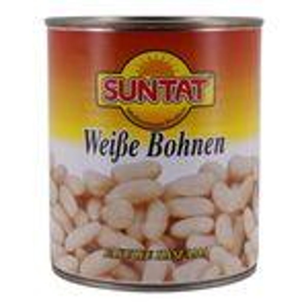 Suntat Weiße Bohnen 800g – Vielseitige Hülsenfrüchte für Ihre Küche