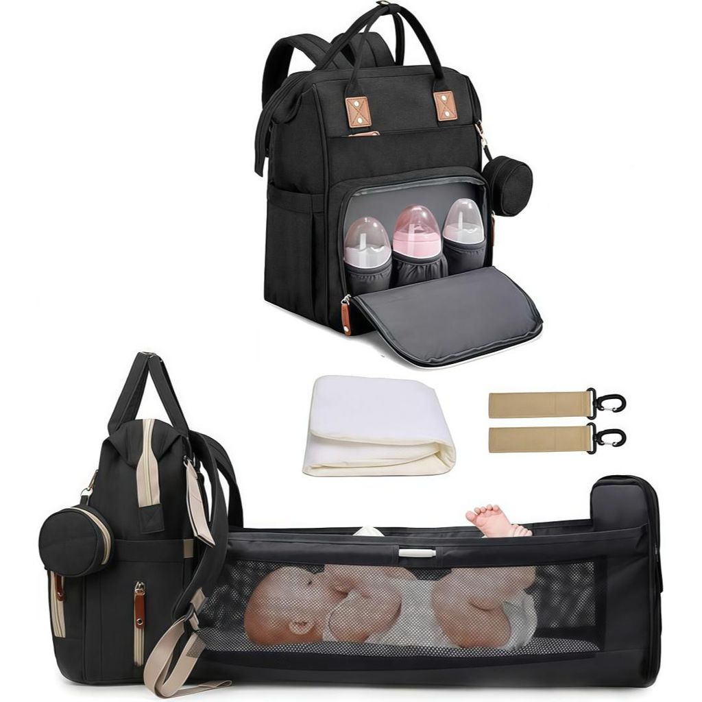 Windelrucksack mit Wickelstation,wasserdicht,großes Produktbild 