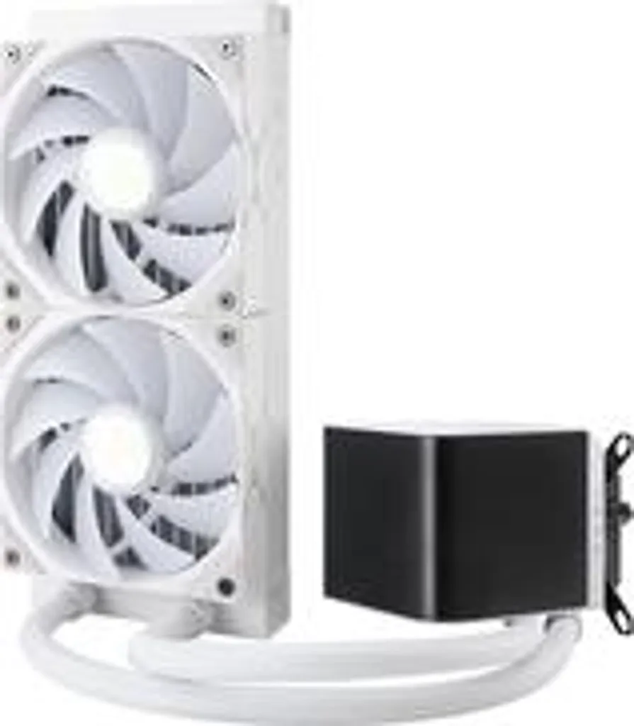 Watercooling AIO 240mm Blanc avec Éclairage ARGB pour Processeur AMD Ryzen