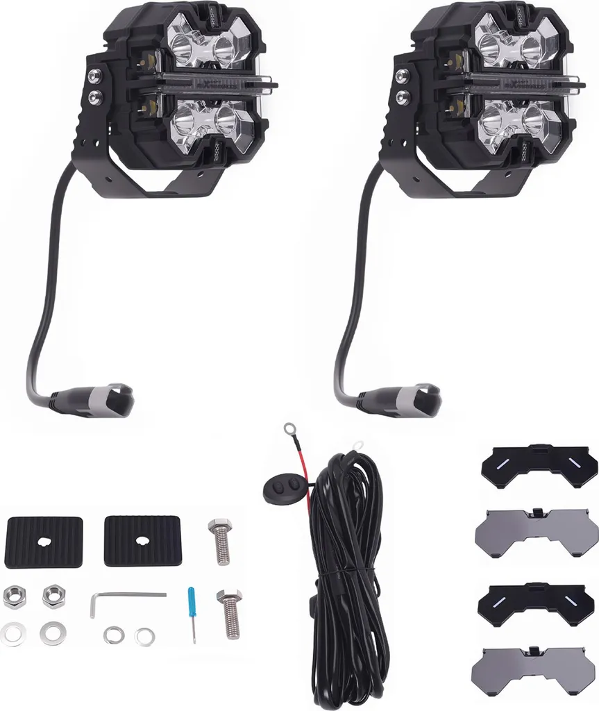 Pod LED 5 pouces anti-brouillard ambre pour rouler en sécurité