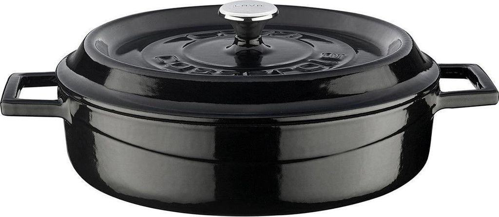 LAVA Casseruola in metallo Ø 24 cm, 2,4 l, ghisa, nero LAVA Immagine del prodotto 