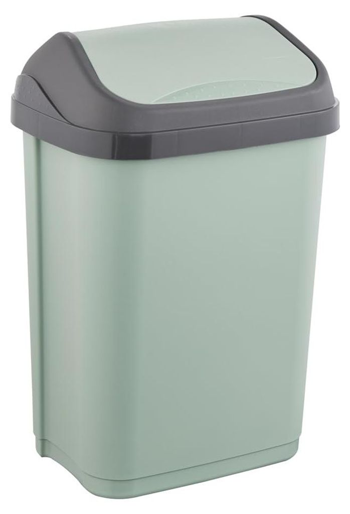 Keeeper prullenbak met scharnierend deksel, 10 liter, 25,5 Productafbeelding 