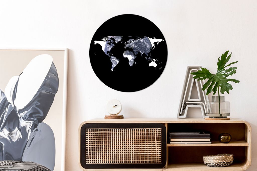 MuchoWow® - Wand Kreis - Wandbild - Schlafzimmer - Produktbild 