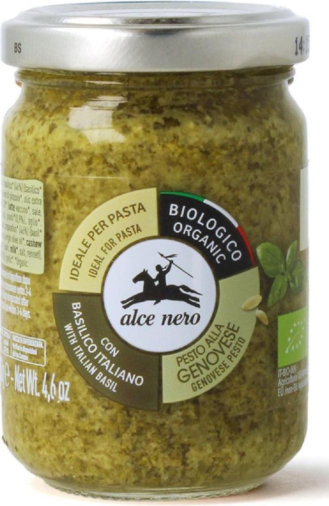 PESTO GENOVESE (SOS BAZYLIOWY) BIO 130 g - ALCE NERO