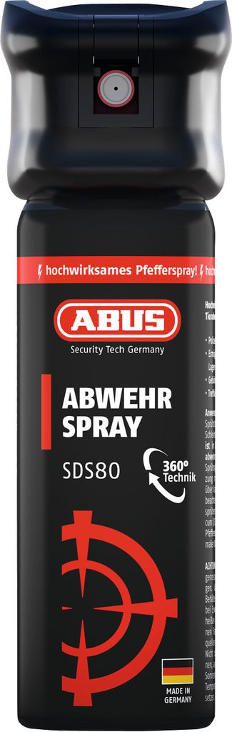 ABUS Abwehrspray SDS80 360° Sprüh-Technologie 78093 Produktbild 