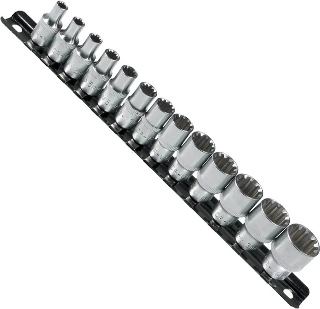 Kit Douilles 6 pans E-PROFIL TORX POUCE pour Réparation Automobile