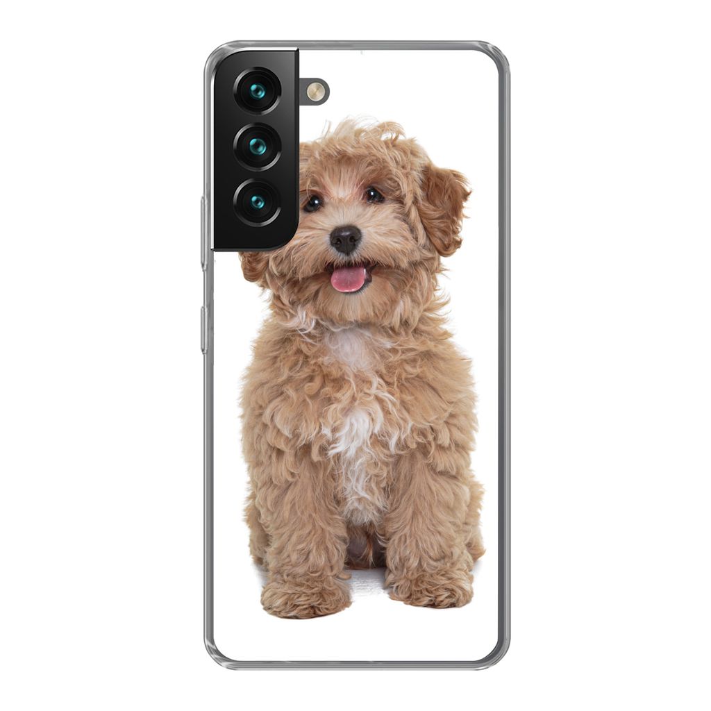 MuchoWow Handyhülle Schutzhülle Hülle für Samsung Galaxy S22 Plus Hund - Haustiere - Fell Silikon Softcase Handy Hülle - Schutzabdeckung