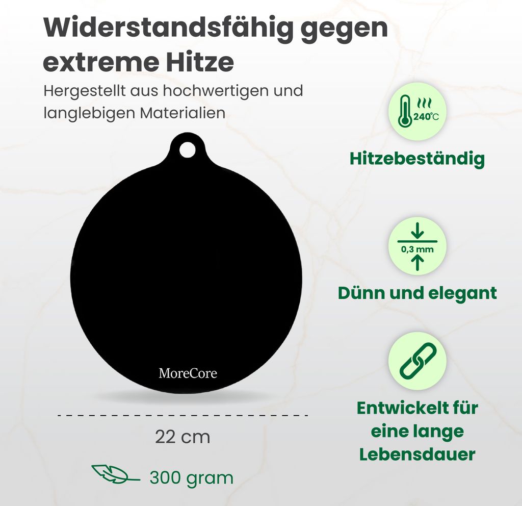 MoreCore Induktionsschutzmatte | Herdabdeckung Produktbild 13