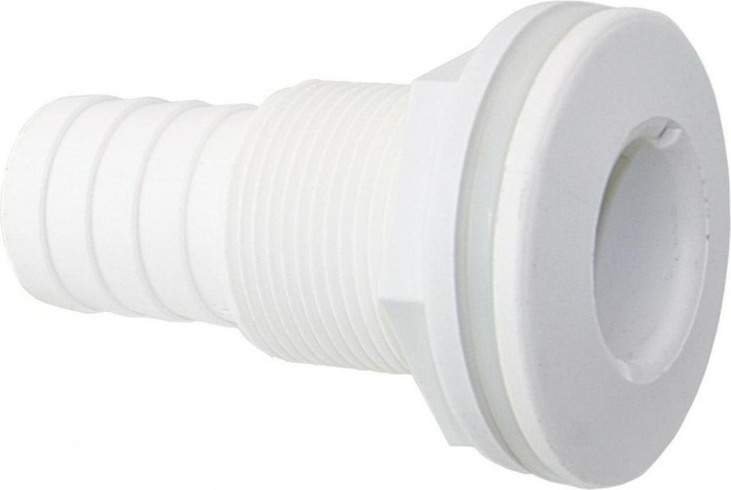 TRUDESIGN Borddurchlass mit Schlauchtülle, Gewinde:1', Schlauchinnen-Ø:25 mm