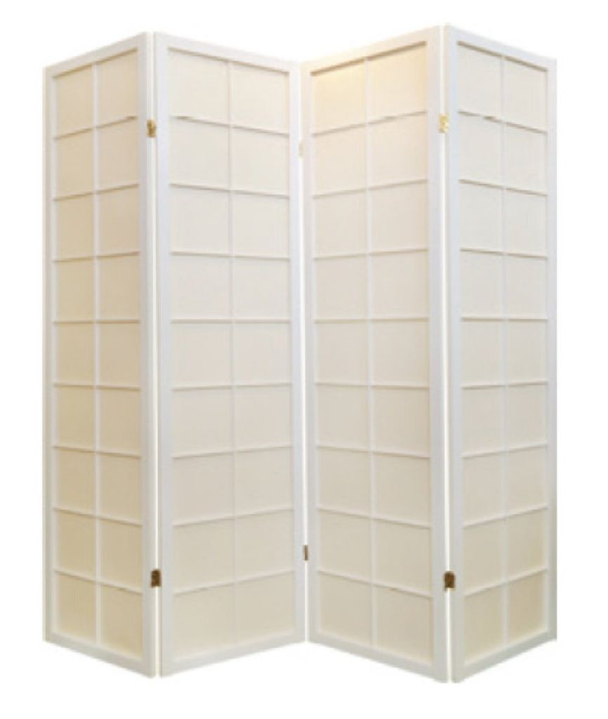 Fine Asianliving Japanische Paravent Raumteiler Shoji Fine Asianliving Japanische Paravent Raumteiler Trennwand B180xH180cm 4-teilig Shoji Reispapi...