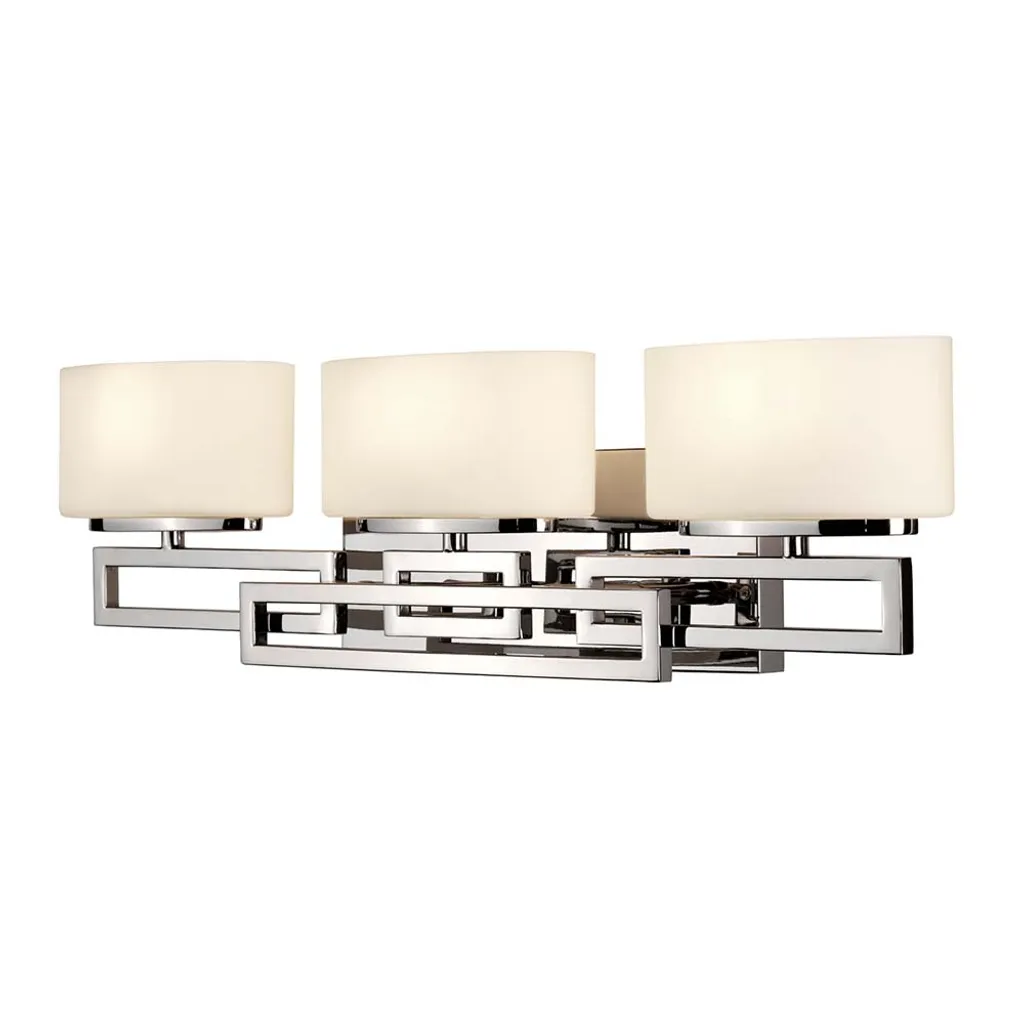 Luminaire de salle de bains design chrome Lanza Hinkley IP44 63cm